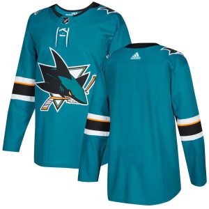 Herren San Jose Sharks Eishockey Trikot Blank Teal Authentic